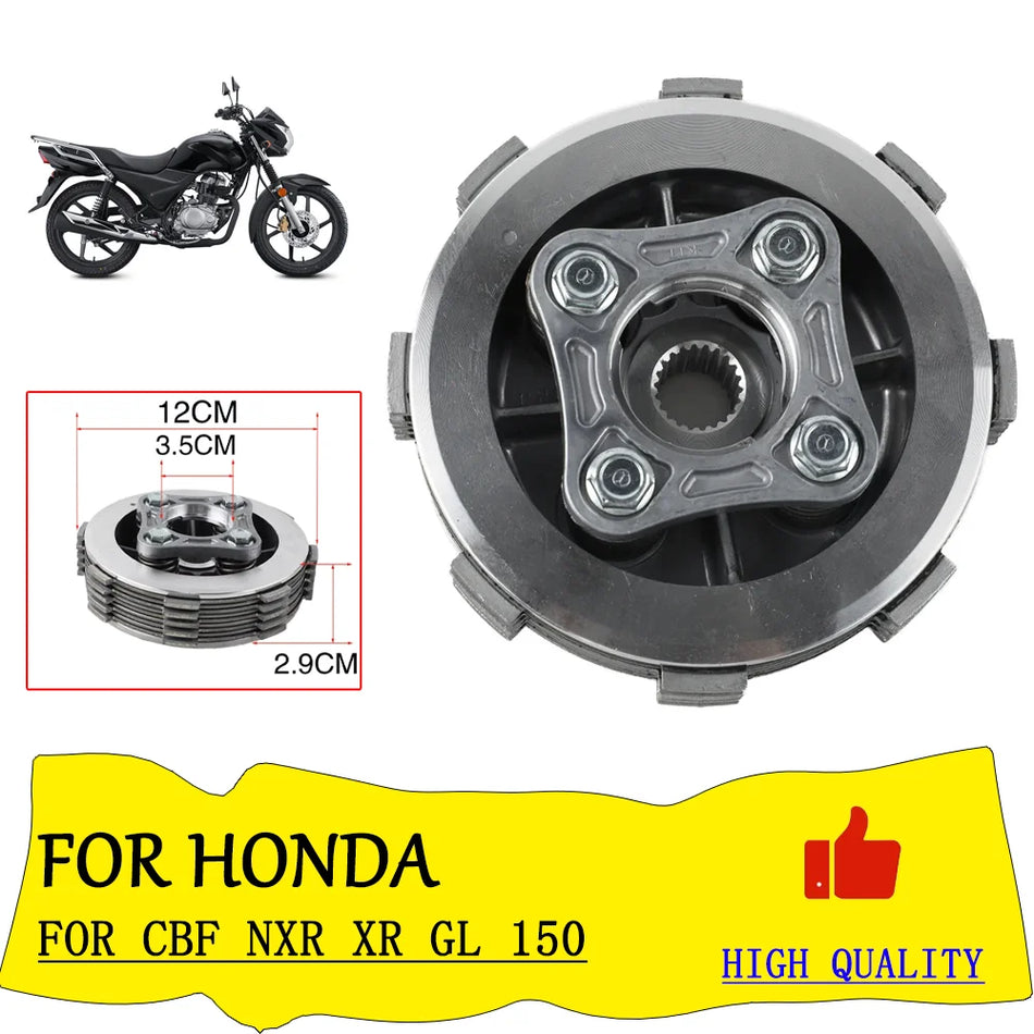 Honda CBF150 CB190R XR GL150 NXR150 Engine Clutch Pressure Plate Assembly with Friction Pad Core