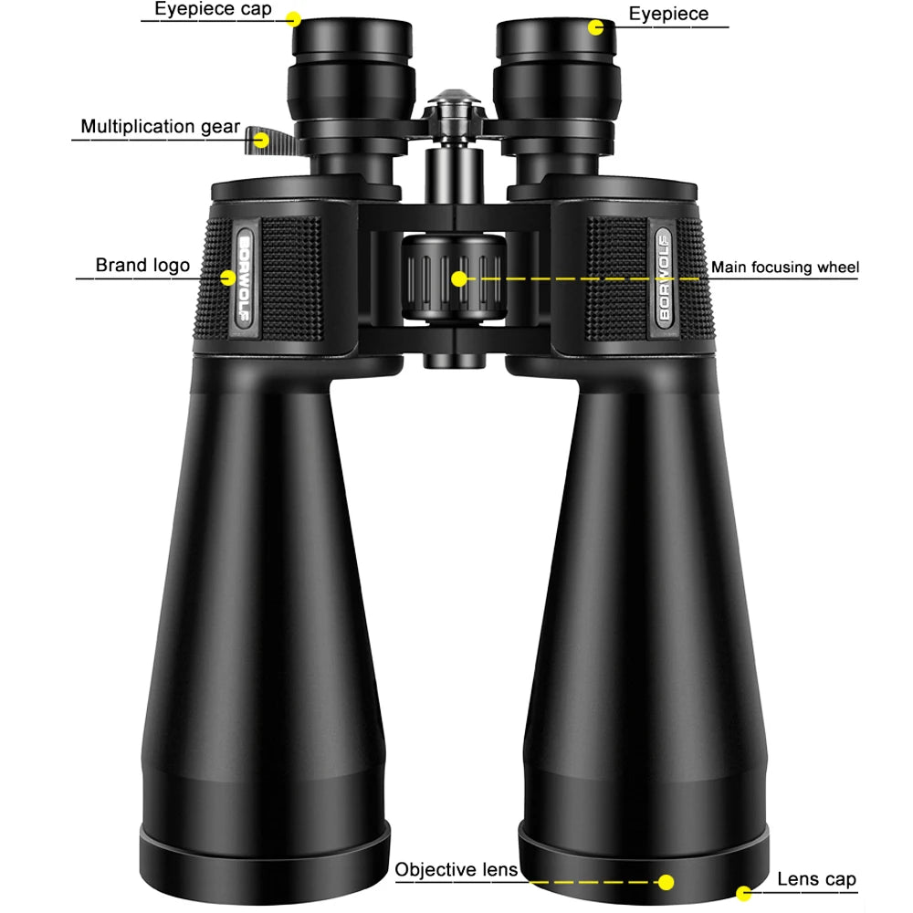 BORWOLF 20-60X70 Binoculars &ndash; Ultra Bright FMC Optics