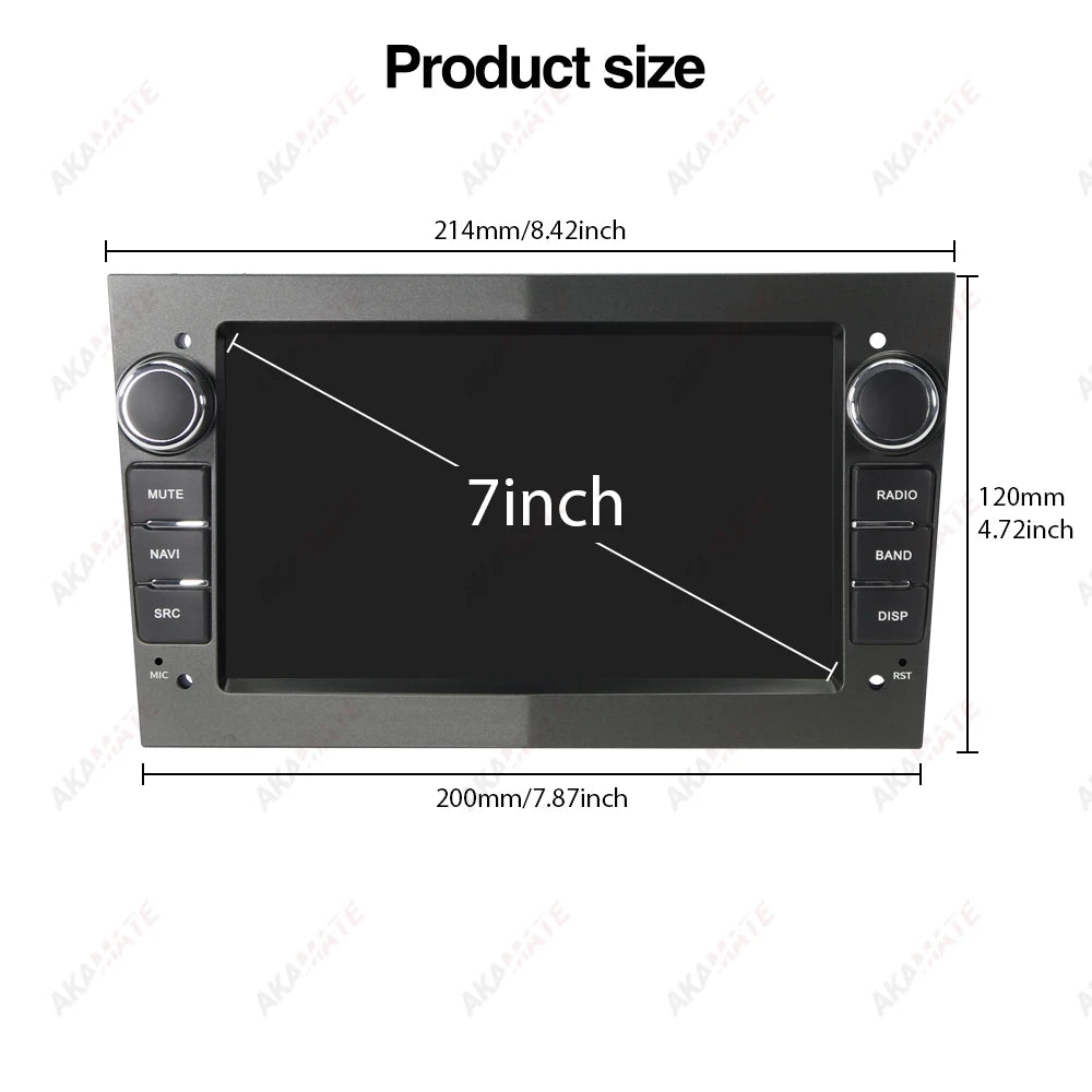 2GB 32GB Car Radio GPS Opel Astra Vectra &ndash; Wireless CarPlay