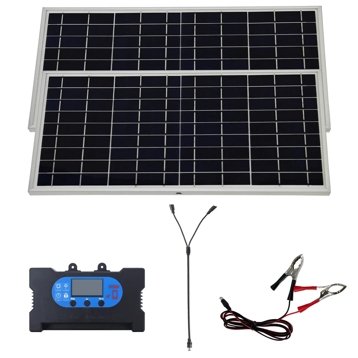 EcoFlyPower 20W 18V Outdoor Solar Charger &ndash; High Efficiency Power for Camping and Travel