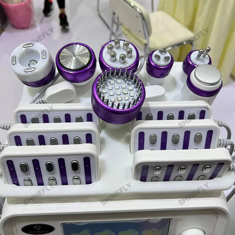 6 In 1 RF EMS Cuscinetti a Vuoto per il Corpo e il Viso Snellente Spina US