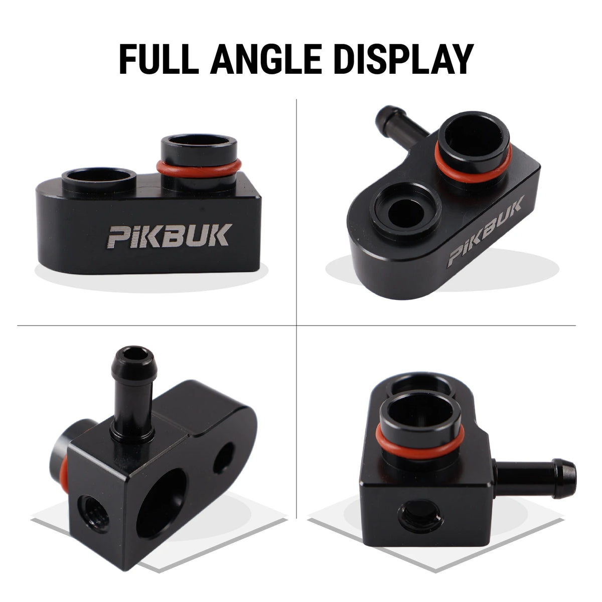 PIKBUK Turbo Gauge Vacuum Adapter Suitable For Mercedes Benz 1.6T 1.8T 2.0T Engine Aluminum by InterCyprus Trading Ltd