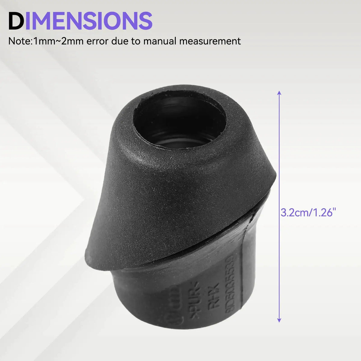 Car Antenna Base Waterproof Rubber Grommet Seal 8D5035539 Anti-Rust For Audi A6 C5 1998-2004 Also Fit For A8 S8 2010-2013 by InterCyprus Trading Ltd