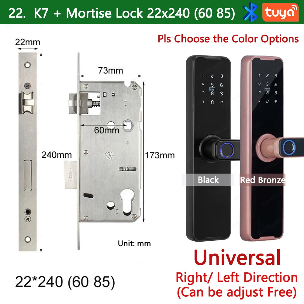 CDOK K7 Pro Tuya Smart Lock