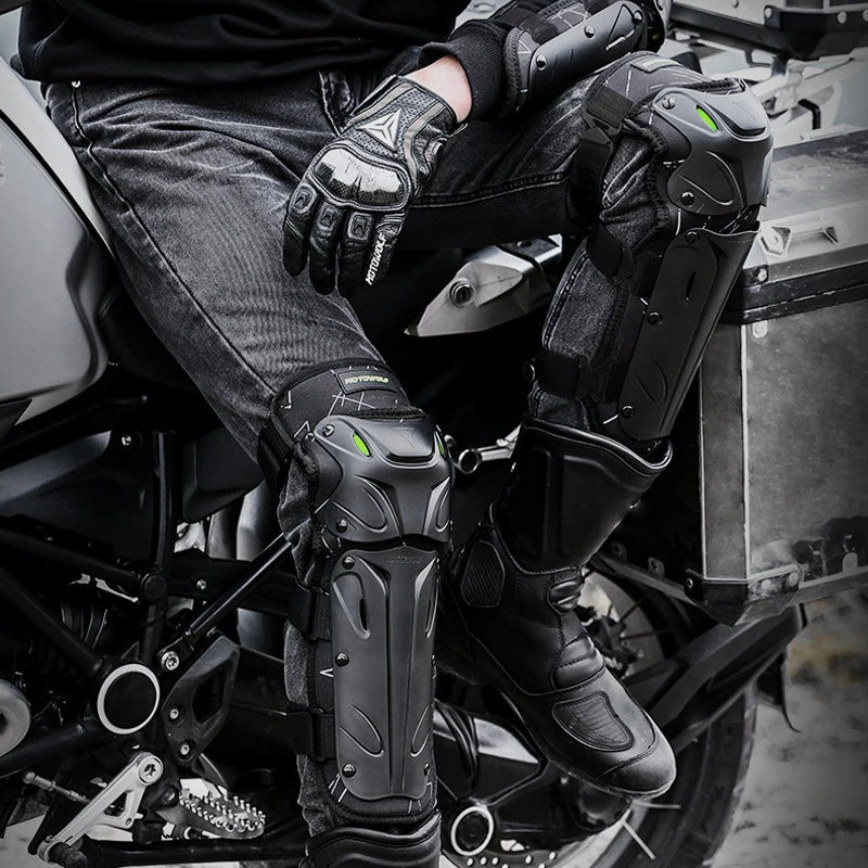 MOTOWOLF Adjustable Motorcycle Knee Protector Pads