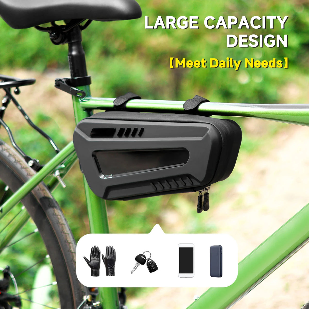 Bike Frame Triangle Bag &ndash; Hard Exterior TPU Protection