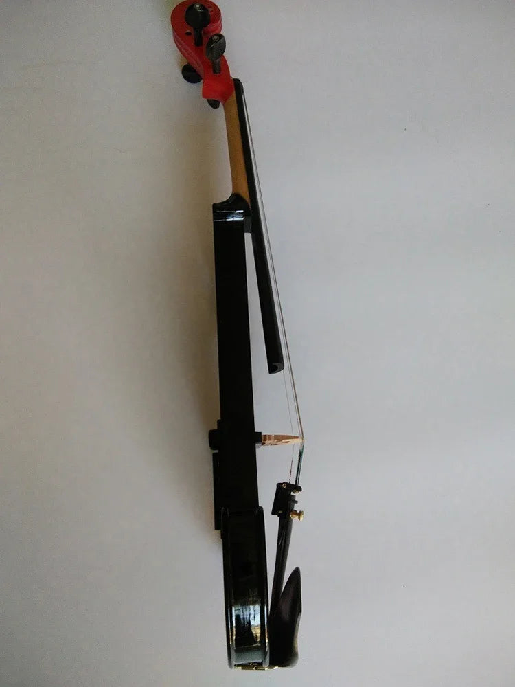 Solid Wood Electric Violin Ebony &ndash; Handmade Craftsmanship