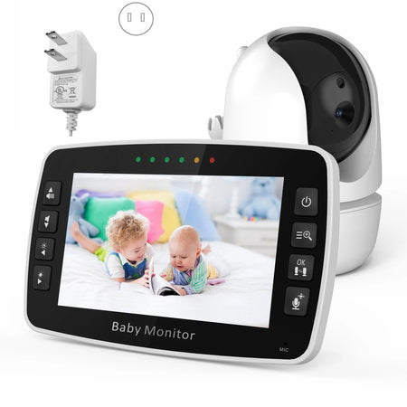 4.3-Inch Wireless PTZ Baby Monitor with Temperature Display US PLUG / CHINA
