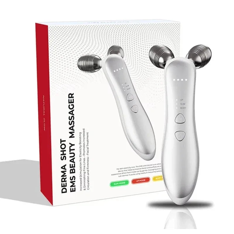 Vilnason Micro-Current Facial Roller &ndash; Skin Firming WHITE