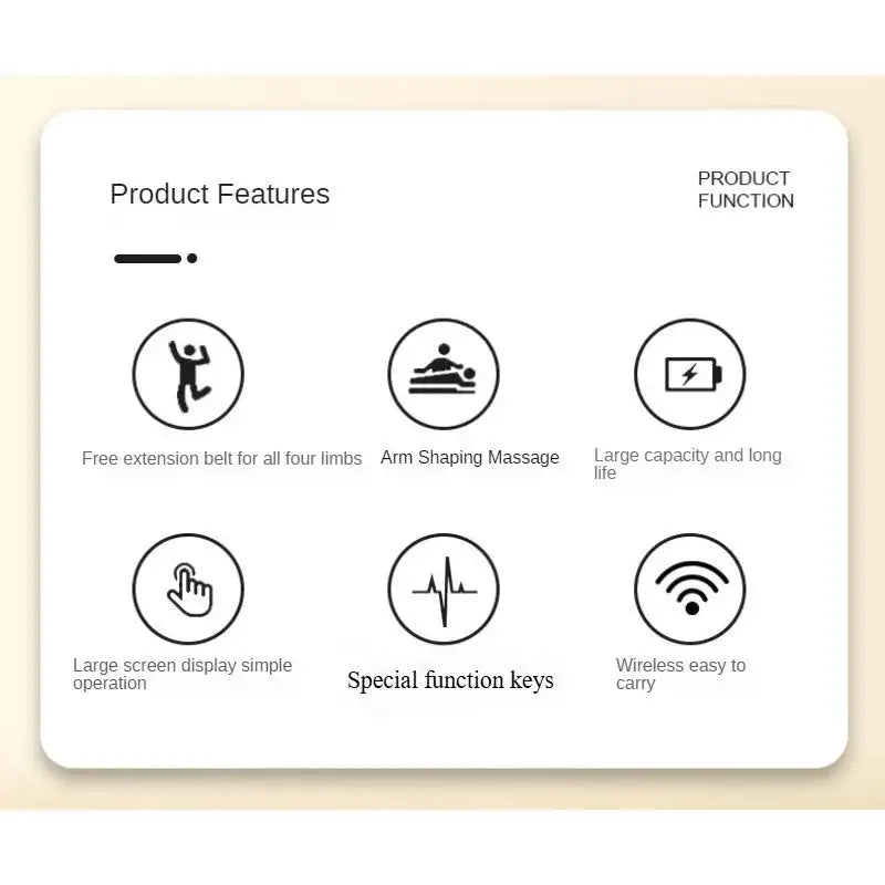 Arm Shaping Massager Deep Tissue Wireless Fat Burning