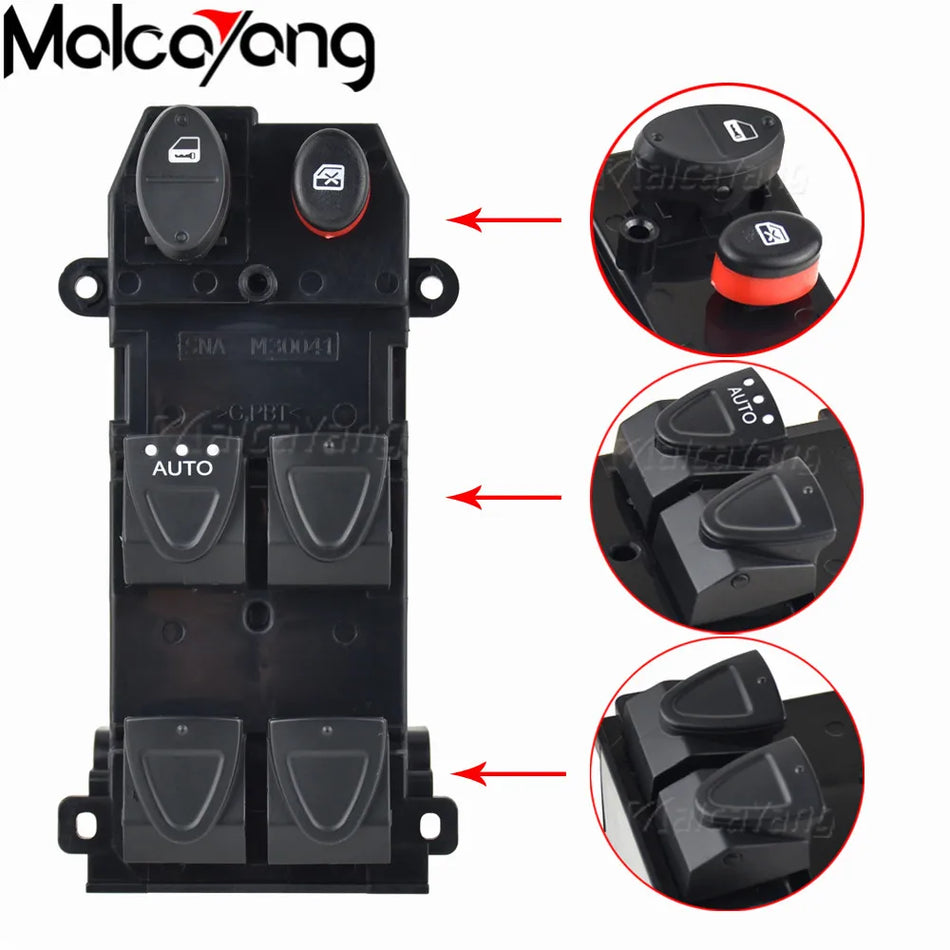 Front Left Driver Side Electric Power Master Window Switch Button 35750SNVH51 35750-SNV-H51 For Honda Civic 2006 2007-2010