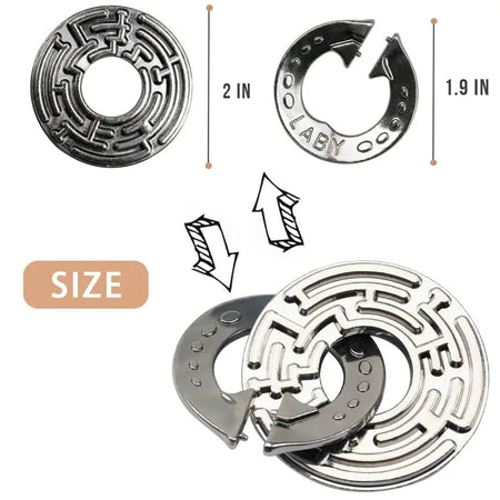 Metal Magic Baffling Puzzles &ndash; Interlocking Brain Teasers