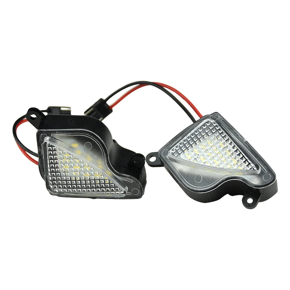 Lămpi LED pentru Oglinda de Pe Lateral Canbus 6000K Alb pentru Skoda Superb Mk2 Octavia 2 2 bucăți