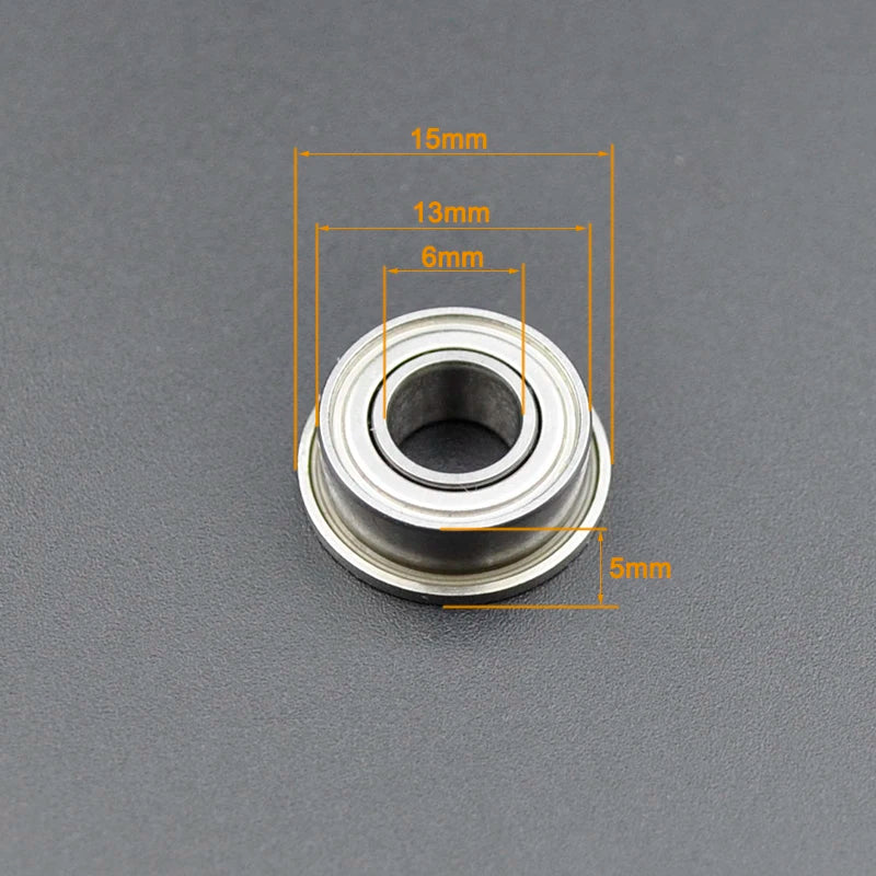 Miniature Flanged Bearings 682-689 &ndash; Chrome Steel Bearings F686ZZ 6x13x5mm / CHINA / 10Pcs