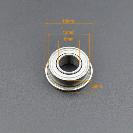 Miniature Flanged Bearings 682-689 &ndash; Chrome Steel Bearings F686ZZ 6x13x5mm / CHINA / 10Pcs