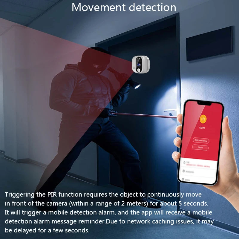 Tuya Smart Video Doorbell Camera &ndash; 4.3-Inch Display