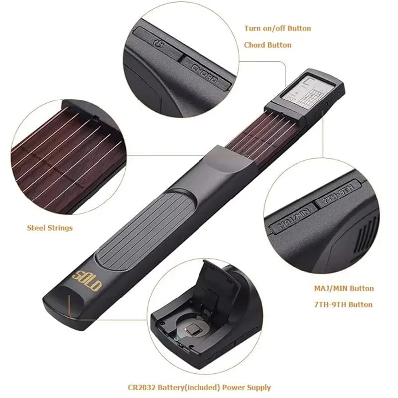 Pocket Guitar Chord Practice Tool &ndash; Visual Chord Chart