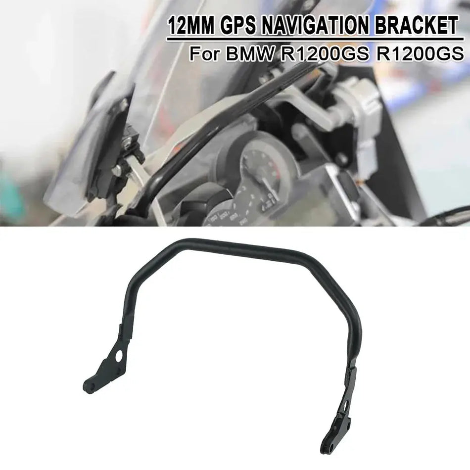 Motorcycle 12mm GPS Navigation Handlebar Bracket For BMW R1200GS R1250GS/ADV R1200 R1250 GS GSA 2013-2023 Support Phone Holder by InterCyprus Trading Ltd