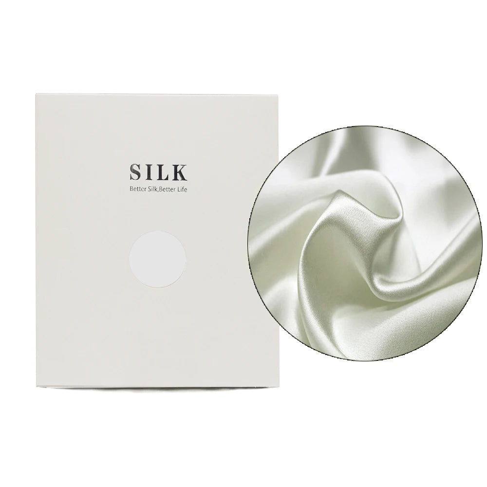 NoEnName_Null 100% Pure Real Silk Pillowcase &ndash; Soft Breathable Comfort for Hair and Skin