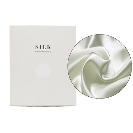 NoEnName_Null 100% Pure Real Silk Pillowcase &ndash; Soft Breathable Comfort for Hair and Skin