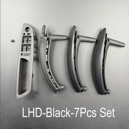 E70 E71 LHD RHD Upgraded Full Set Interior Door Handle with Leather Cover Assembly For BMW X5 X6 E70 E71 E72 2007-2014 by InterCyprus Trading Ltd