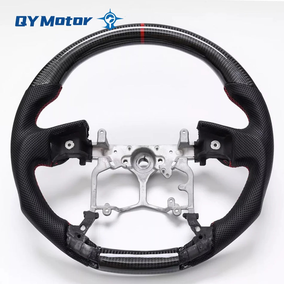 Τιμόνι Toyota Prado 4Runner από ανθρακονήματα, τρυπητό δέρμα