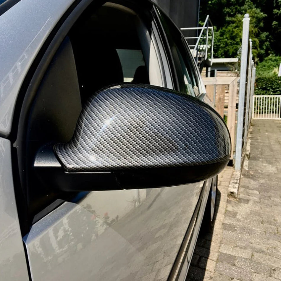 Cubiertas de Espejo Lateral con Acabado Negro Brillante para VW Golf MK5 GTI Jetta