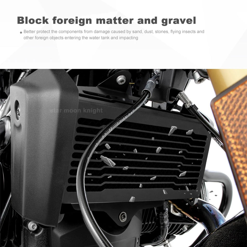 BMW R12 NineT kølergitterbeskytter i aluminium, oliekølerbeskytter til motorcykel