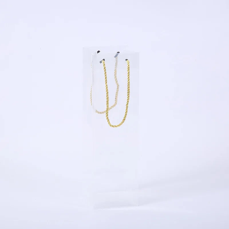 Nautical 750ml Kraft Clear Wine Gift Bag - Free Shipping