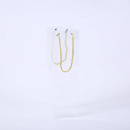 Nautical 750ml Kraft Clear Wine Gift Bag - Free Shipping