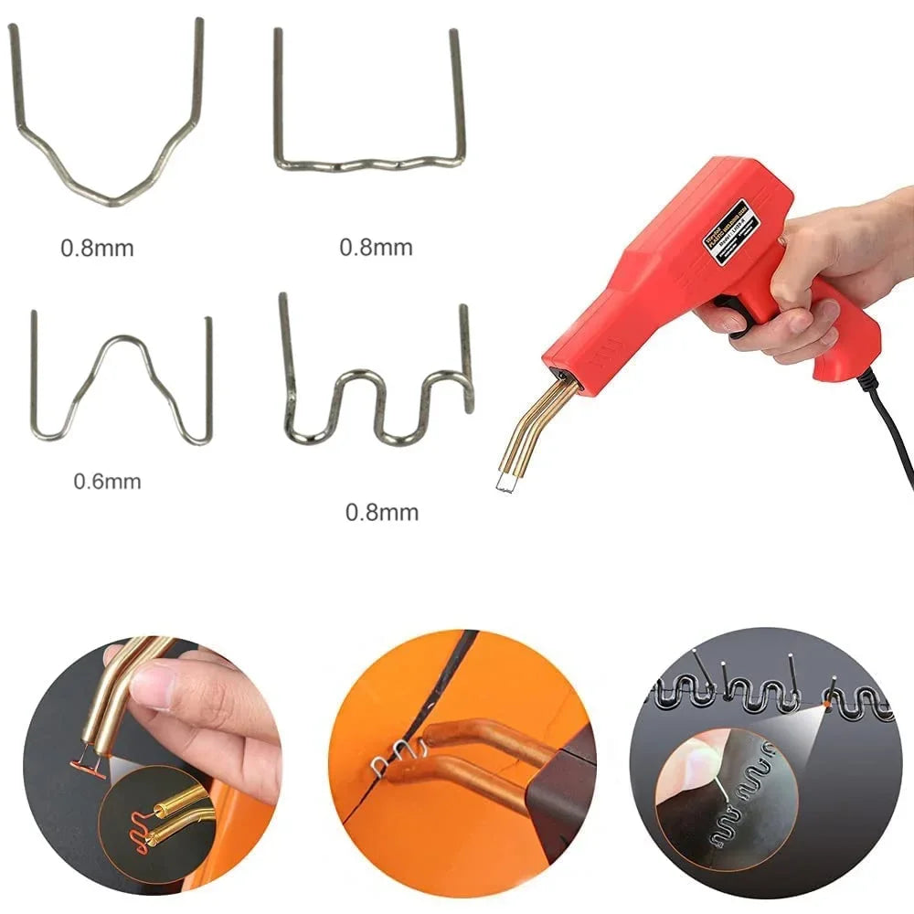 Car Bumper Repair Kit - Plastic Welding Hot Stapler for Auto Sheet Metal