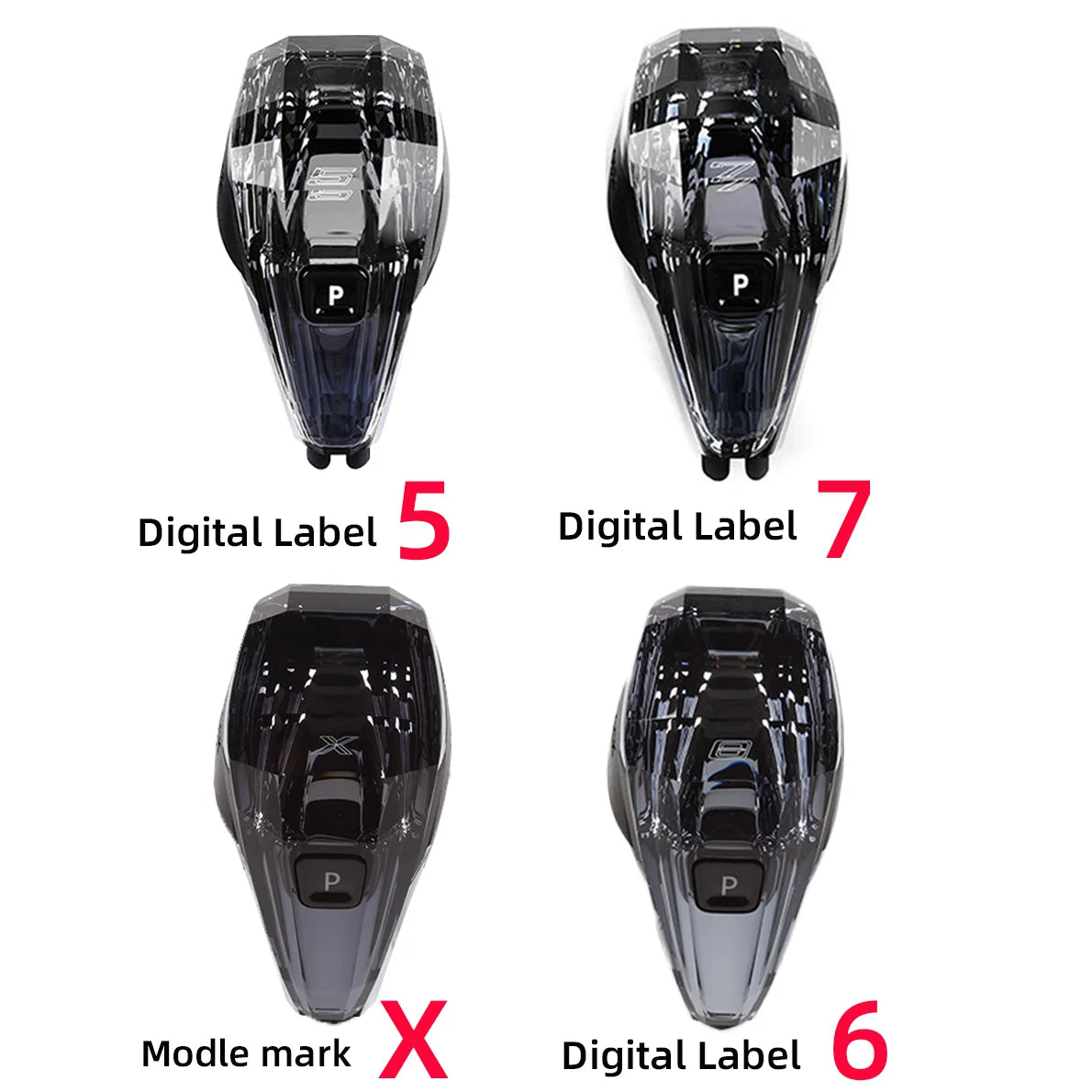 3 Pieces Set Crystal Gear Shift Knob Lever Car Crystal Shift Knob Gear Handle For 5 6 7 Series G30 G31 G32 G12 X3 X4 G01 G02 by InterCyprus Trading Ltd