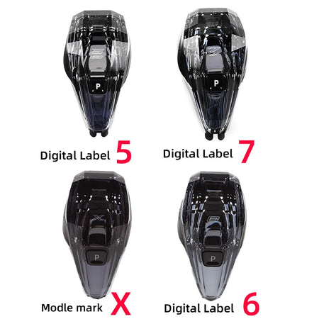 3 Pieces Set Crystal Gear Shift Knob Lever Car Crystal Shift Knob Gear Handle For 5 6 7 Series G30 G31 G32 G12 X3 X4 G01 G02 by InterCyprus Trading Ltd