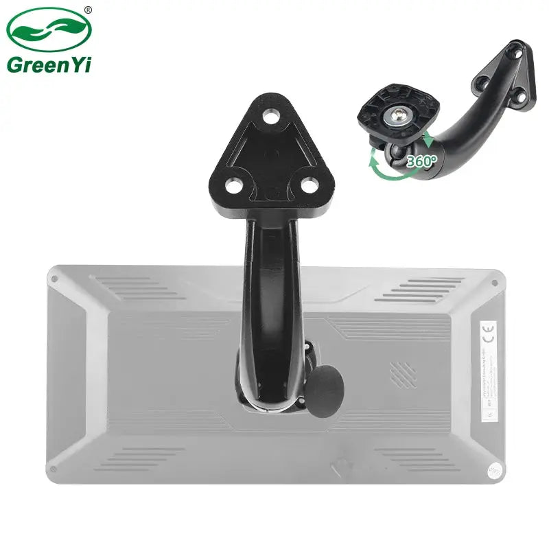 GreenYi Car 360° Fixed Curved Iron Bracket for Car Desktop 7inch 8inch 9inch 10inch Monitor by InterCyprus Trading Ltd
