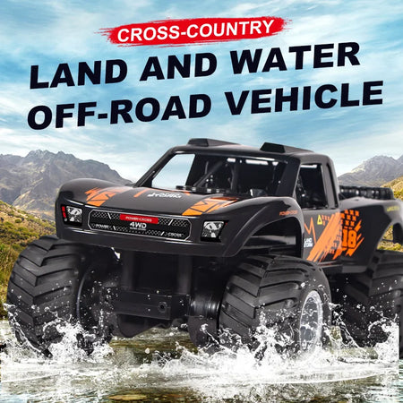 4WD RC Amphibious Off Road Vehicle &ndash; Waterproof Remote
