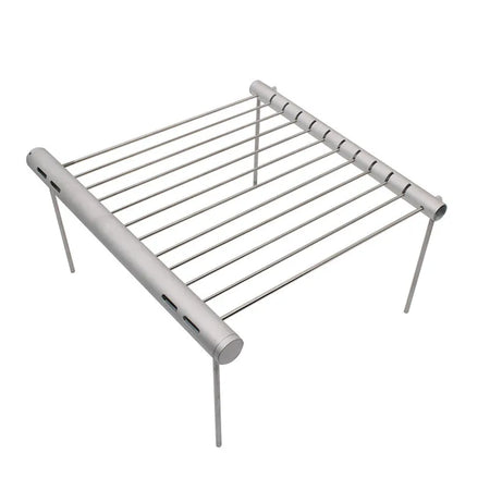Portable Stainless Steel Mini Barbecue Grill - Foldable &amp; Lightweight for Outdoor Cooking