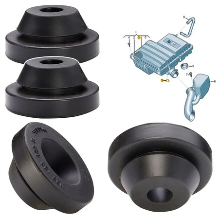 4pcs Air Filter Cleaner Buffer Housing Rubber Engine Cover Stop Mount 036129689B For AUDI A1 S1 A2 A3 8P A6 S6 Q3 8U RS3 RS6 TT by InterCyprus Trading Ltd