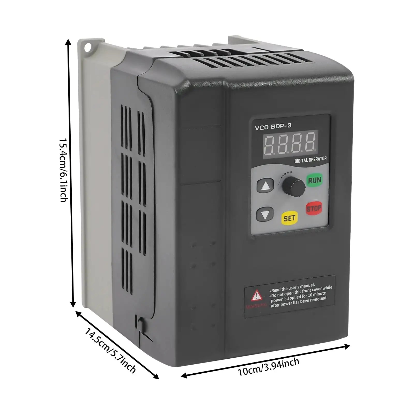 Variable Frequency Drive 3-Phase 2.2KW 380V &ndash; Remote Control grey / GERMANY