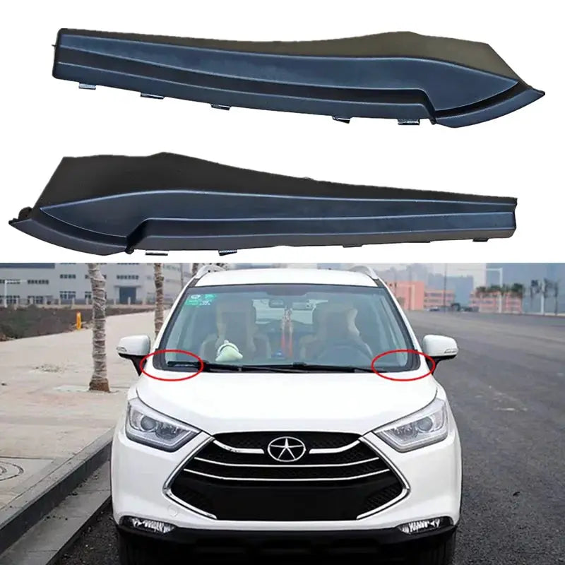 2Pcs Car Front Windshield Wiper Cover Decorative Cover For JAC Ruifeng S3 5206540U2220/5206550U2220 by InterCyprus Trading Ltd
