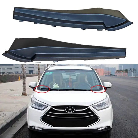 2Pcs Car Front Windshield Wiper Cover Decorative Cover For JAC Ruifeng S3 5206540U2220/5206550U2220 by InterCyprus Trading Ltd