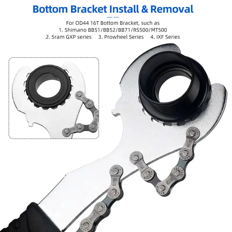 3 In 1 Bike Spanner Tool For Lockring Derailleur Cassette