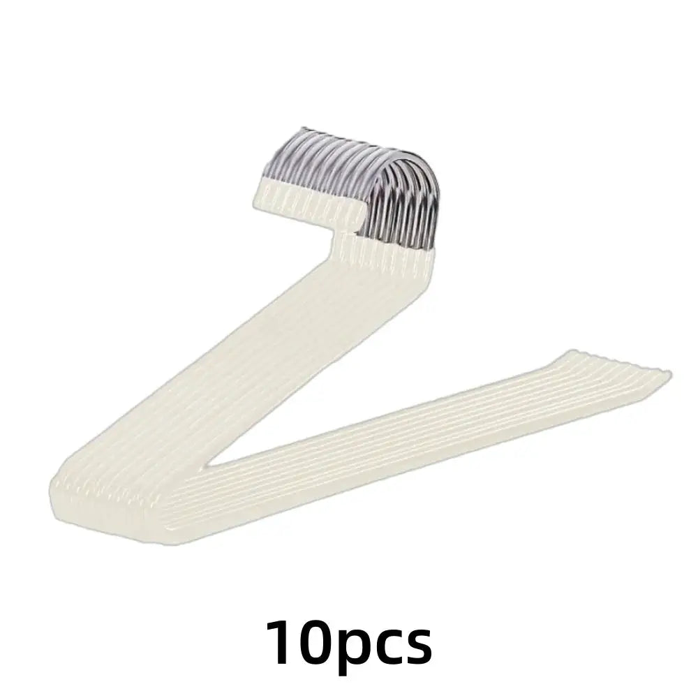 20/10Pcs Metal Z-Shaped Pants Hanger Non-Slip Durable Clothes Hanger Multi-functional Wardrobe Jean Hanger Home Pant Organizer by InterCyprus Trading Ltd
