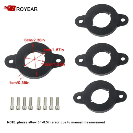 Coilpack Adapter Plates Billet Aluminum For VW Audi A4 1.8T 2.0TFSI by InterCyprus Trading Ltd
