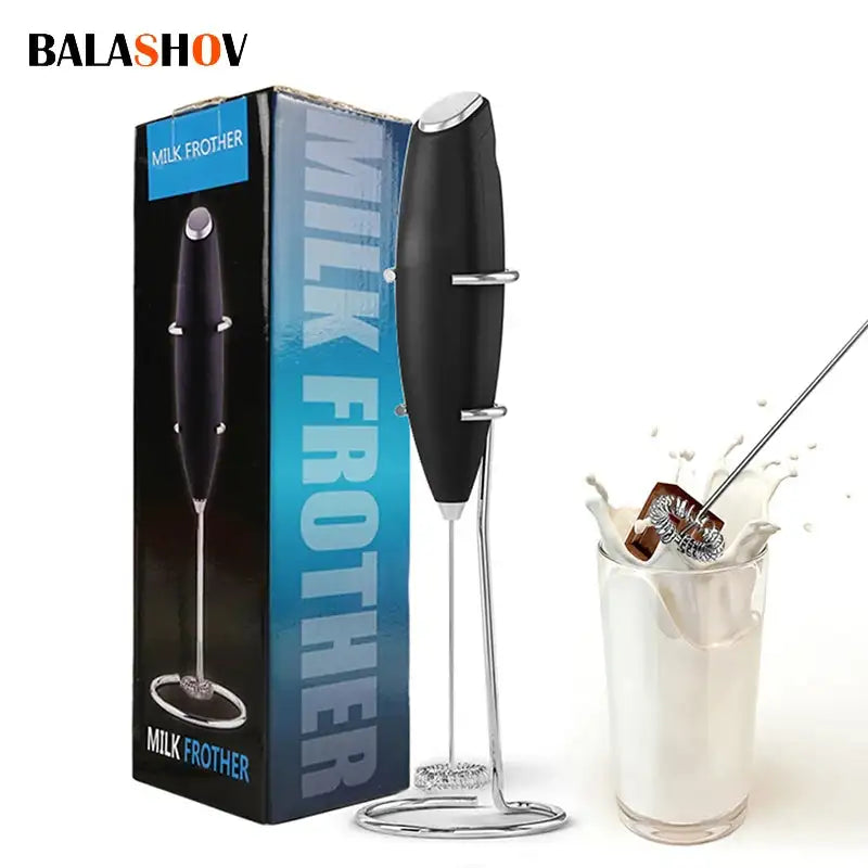 Electric Milk Frother Handheld Mini Foamer For Coffee