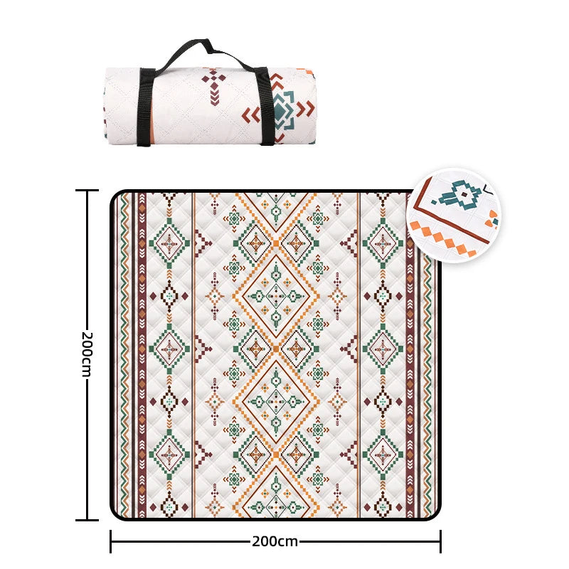 200x200CM Waterproof Picnic Blanket &ndash; With Carrying Handle Type2 / 200cm*200cm