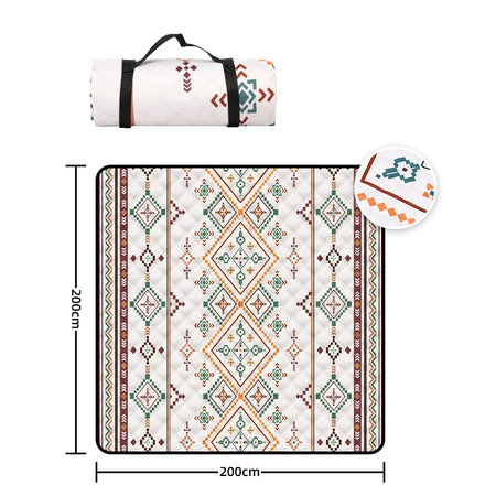 200x200CM Waterproof Picnic Blanket &ndash; With Carrying Handle Type2 / 200cm*200cm