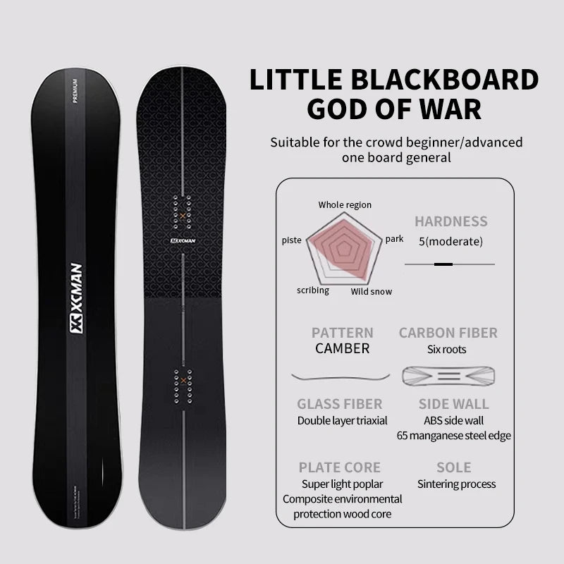 Talerun Snowboard for Beginners &ndash; Beginner Friendly Ares black 151cm / CHINA