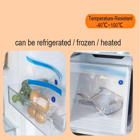 Reusable Vacuum Zipper Bags For Sealer Food Storage 5pc 10pc