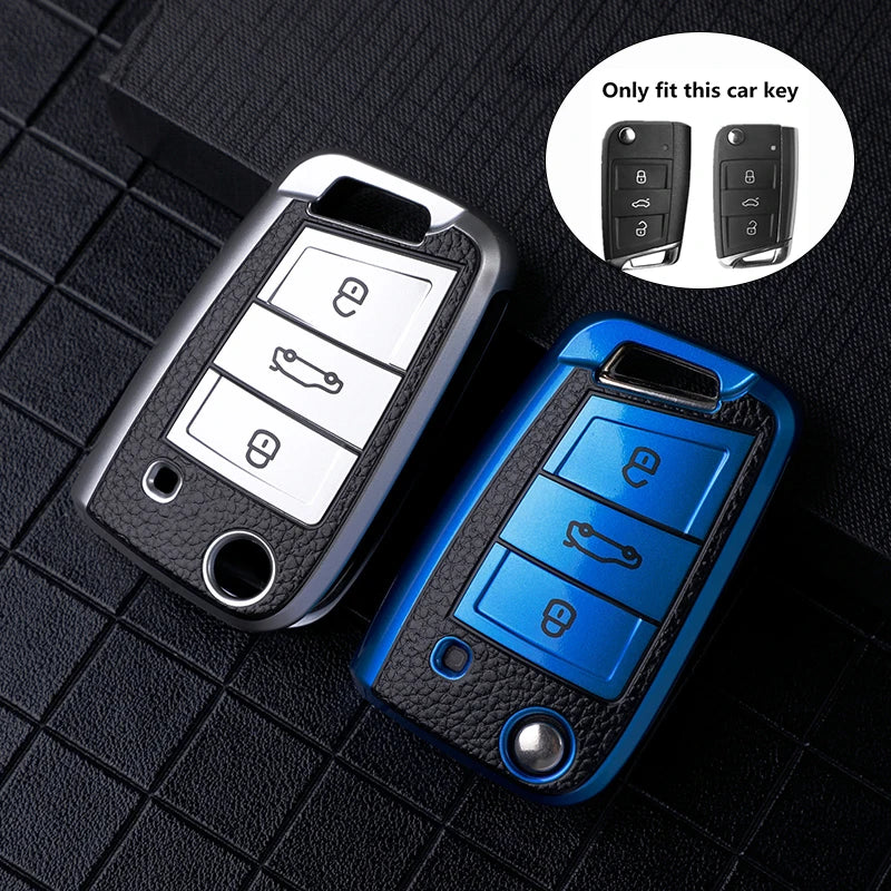 VW Golf 7 MK7 Futrola za Ključeve Koža TPU Zaštita za Ključeve Automobila