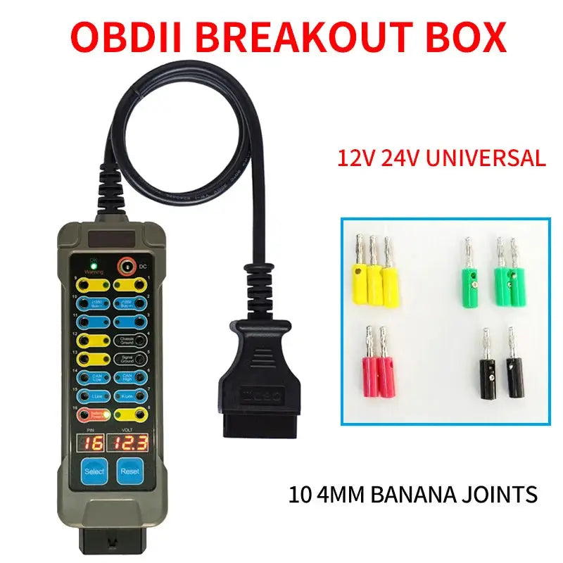 OBDII Breakout Box Diagnostic Protocol Detector For Cars by InterCyprus Trading Ltd